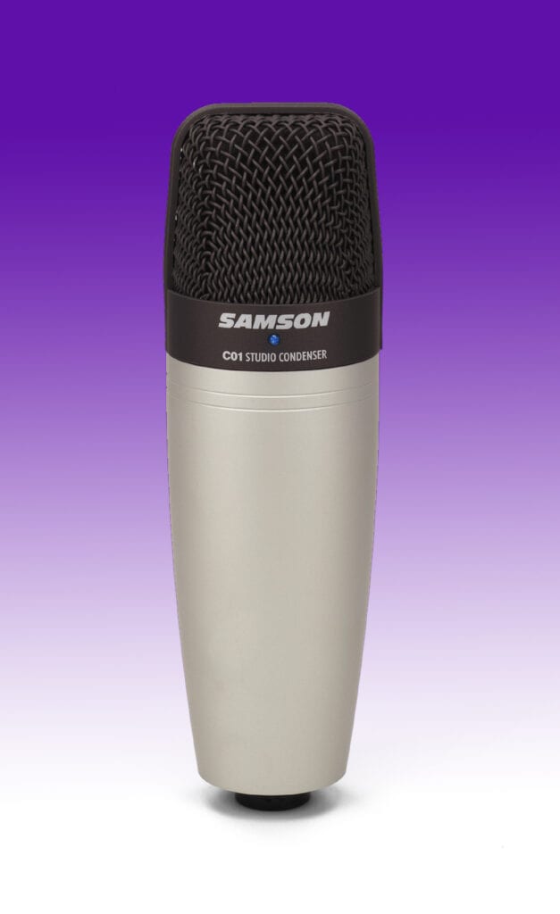 Samson C01 microphone for a home recording studio