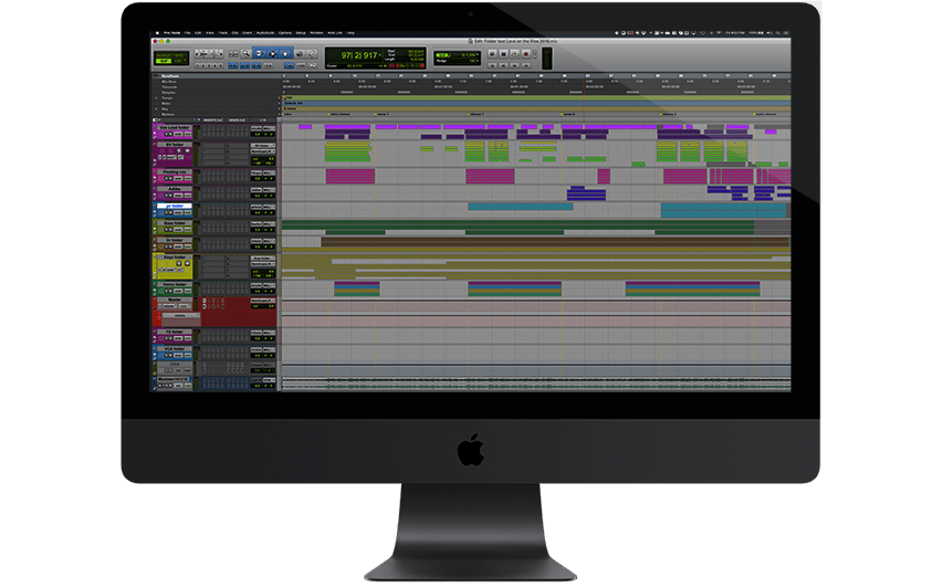 Pro Tool software for a home recording studio