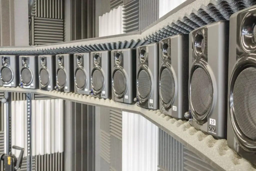 Should You Put Acoustic Foam Behind Speakers?