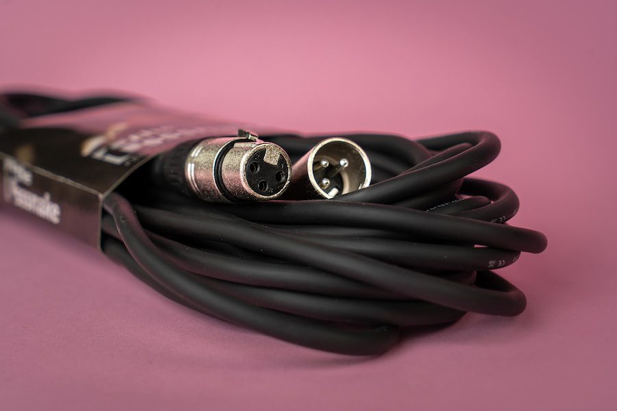 XLR connector cable